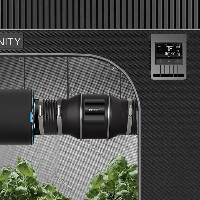 AC Infinity Air Filtration PRO Kit 8”, Inline Fan, Temperature Humidity VPD - Image 8