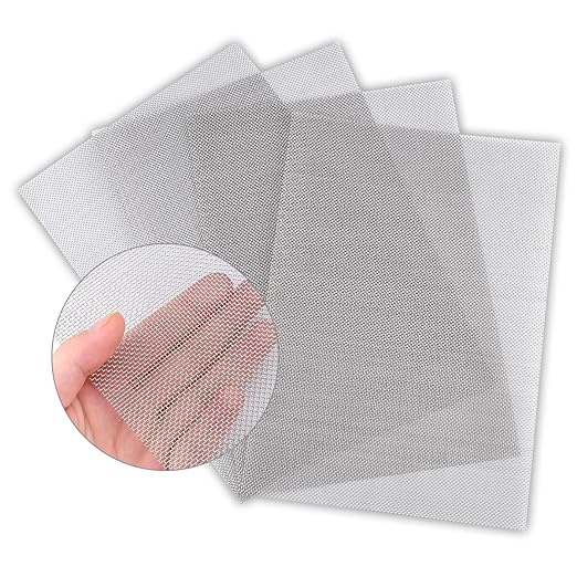 Valchoose 4PACK Stainless Steel Woven Wire Mesh Never Rust, Air Vent Mesh by ValchooseLLC
