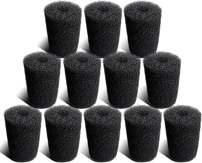 12 Packs Aquarium Fish Tank Filter Sponge, by Unknown