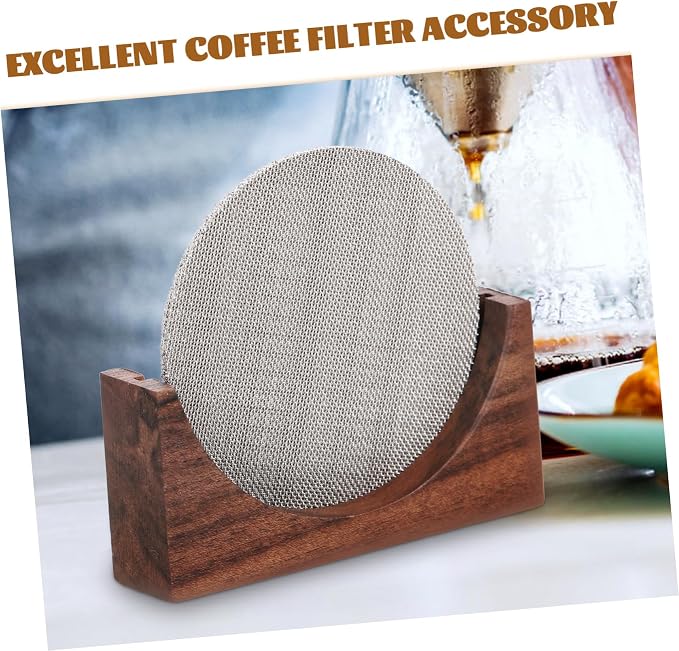 Luxshiny 5pcs Coffee Maker Filter Mesh Reusable Stainless Steel Screen - Image 3