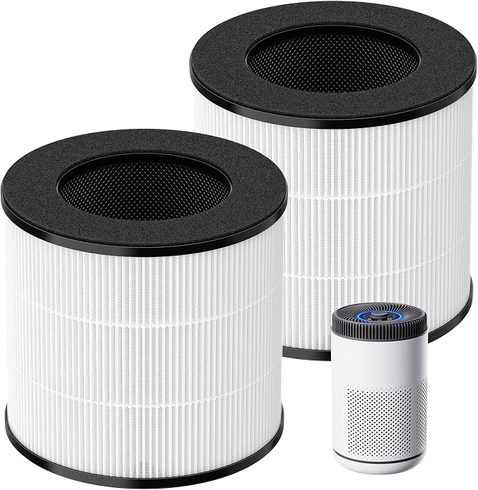 2 Pack HEPA Filter Replacement Compatible by WILERDA