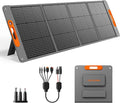 200W Portable Solar Panel for Power Station, 24% High Efficiency ETFE Foldable Solar Panel Charger, QC3.0, Type-C 60W, MC4 Output, IP65 Waterproof, for Outdoor Camping, RV, Emergency Power Supply
