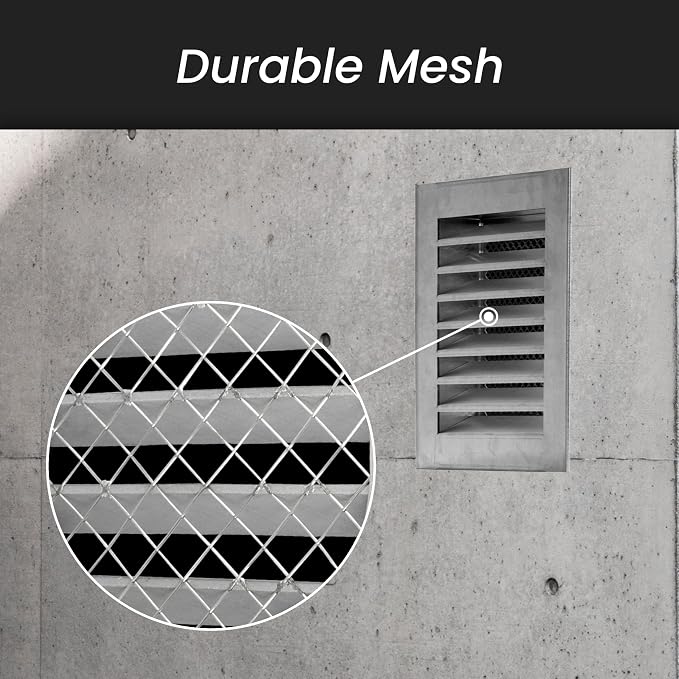 Repa Market 12" x 12" Inch Galvanized Steel Soffit Air Vent Cover - Image 3