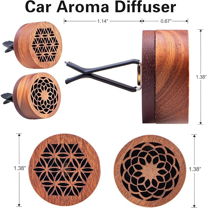 3 Pcs Lava Rock Essential Oil Diffusers -1 Lava Stone Passive Diffuser - Image 4