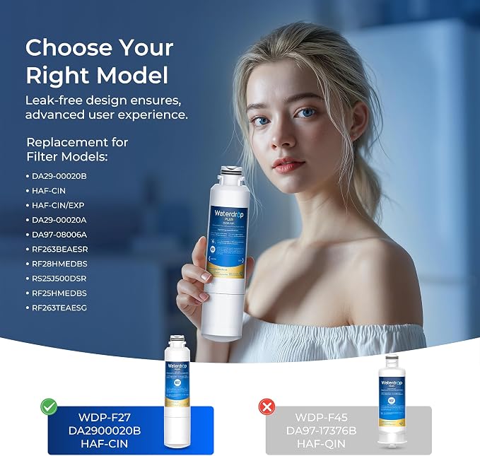 Waterdrop Plus DA29-00020B NSF 401&53&42 Certified Refrigerator Water Filter - Image 2