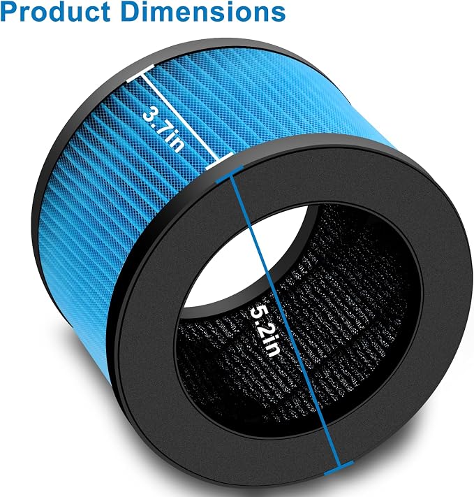 2 Pack MK01 MK06 Air Filter Replacement Compatible - Image 4