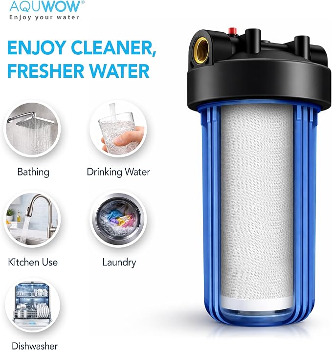 CTO10BB 5 Micron 4.5" x 10" Carbon Block Water Filter Set – Replacement - Image 7