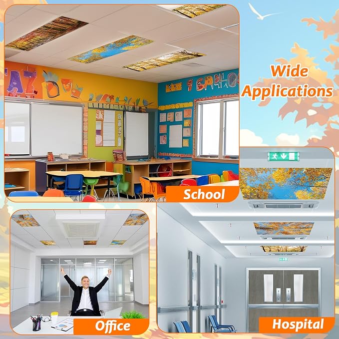 8 Pcs Fluorescent Light Covers - Image 5