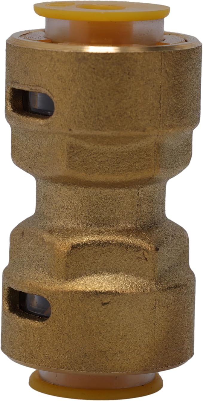 Supplying Demand SB1 5/8 Inch Quick Connect HVAC Brass Coupler Fitting - Image 9