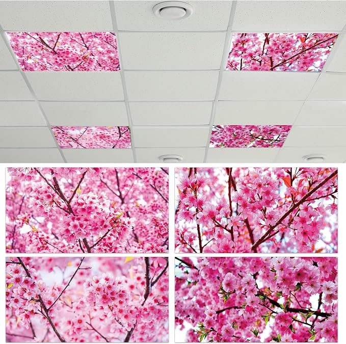 Wiooffen 4 PCS Fluorescent Light Covers by Wiooffen