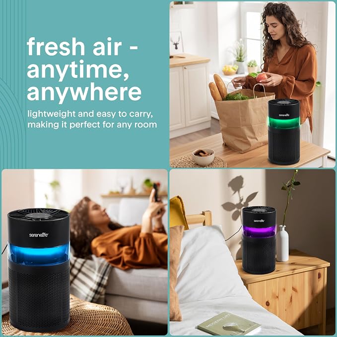 SereneLife Portable Air Purifier | Small Air Purifier - Image 7