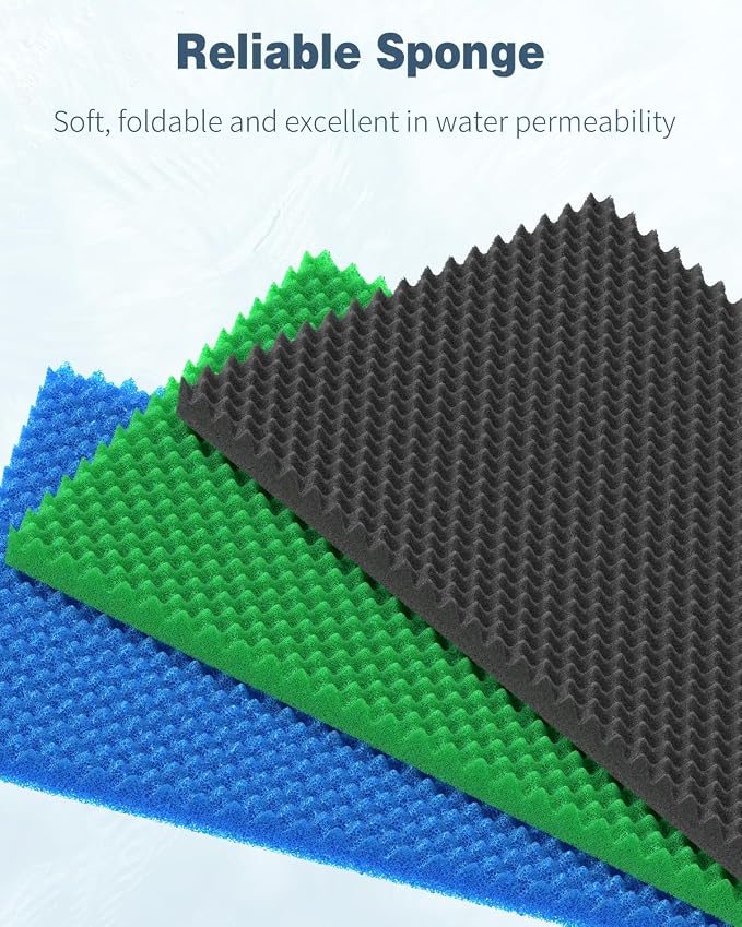 Pawfly 3 Pack Aquarium Filter Media Pad, Filter Media - Image 3