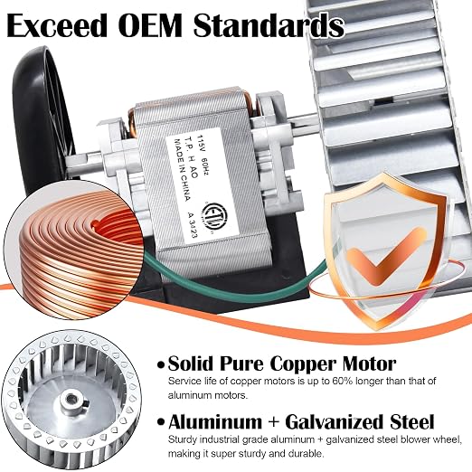 Hiorucet 318984-753 Inducer Motor Assembly - Image 5