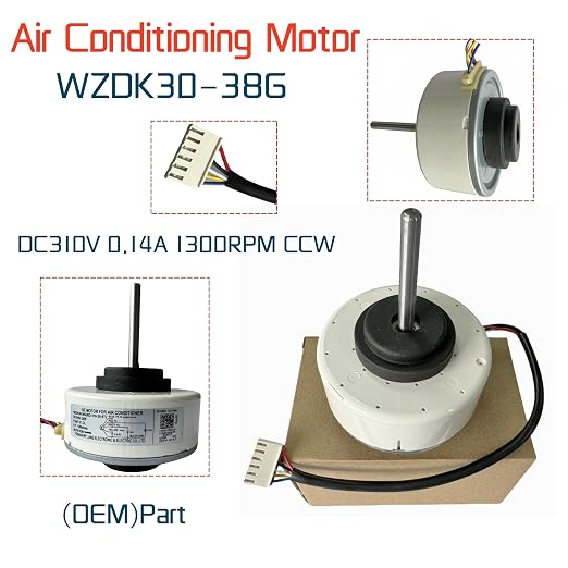 NEW Air Conditioning Motor WZDK30-38G DC Brushless Fan Motor, 30W Inverter air - Image 2