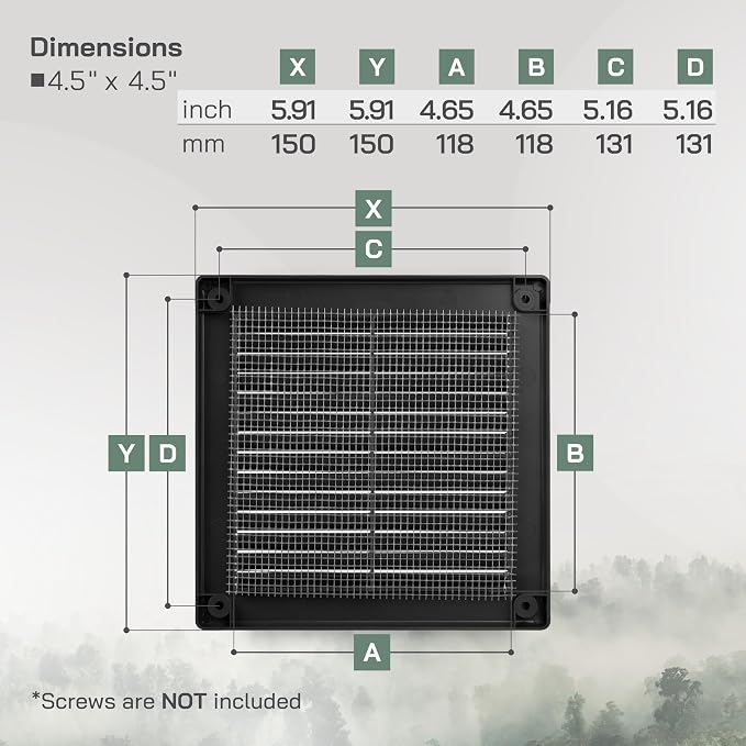 Vent Systems 4.5" x 4.5" Inch - Image 2