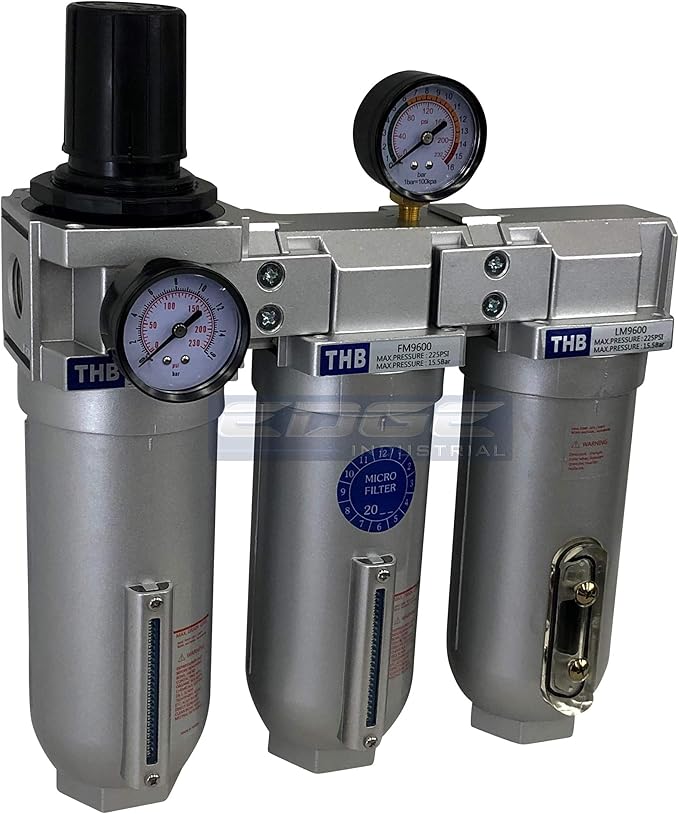 SUPER HEAVY DUTY HIGH FLOW AIR FILTRATION SYSTEM, 2 STAGE PARTICULATE FILTER by Unknown