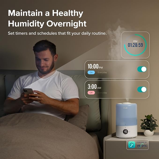 Levoit 3L Dual 200S Smart Humidifiers - Image 4