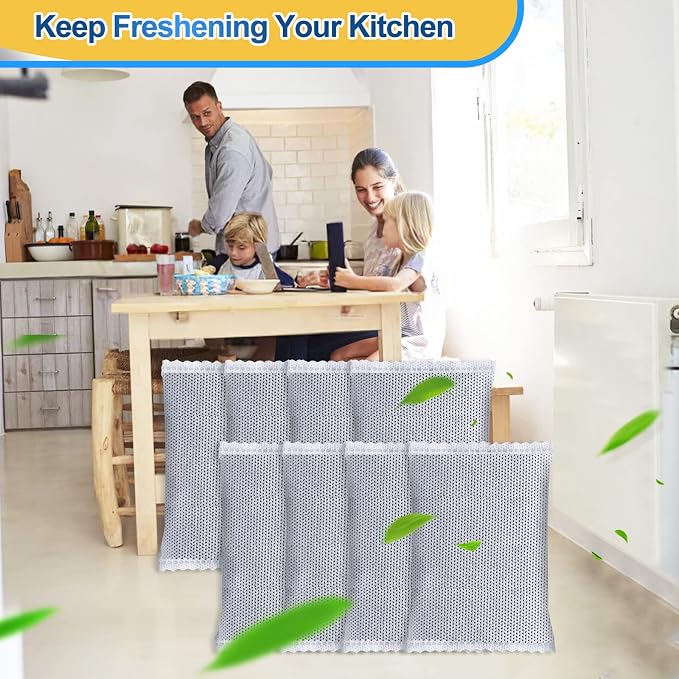 KEEPOW 8 Pack Activated Charcoal Odor Absorber Filter Refills - Image 5