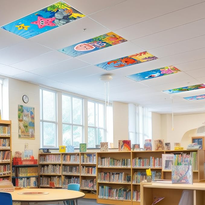 8 Pcs Fluorescent Light Covers - Image 6