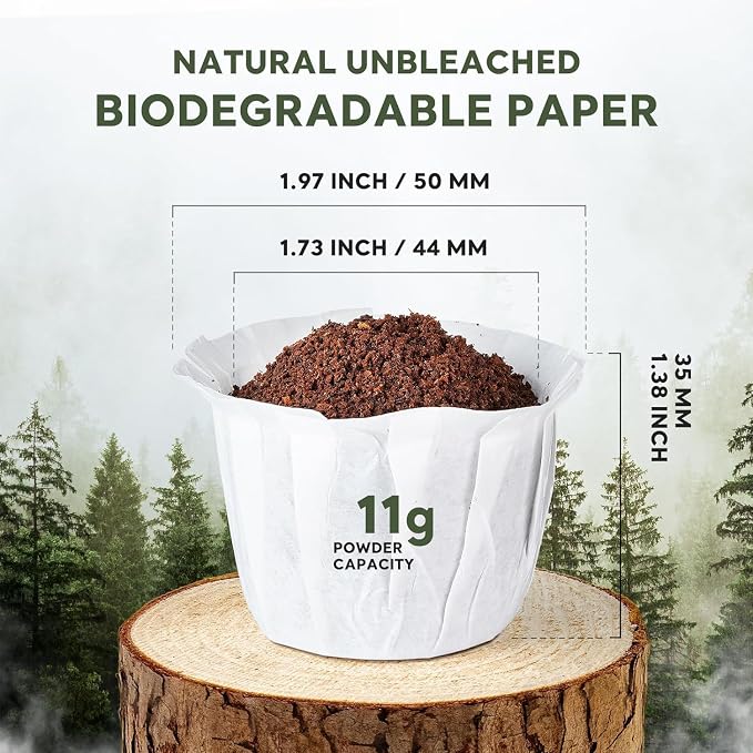 Disposable Paper Coffee Filters K Cup Paper Filters - Image 3