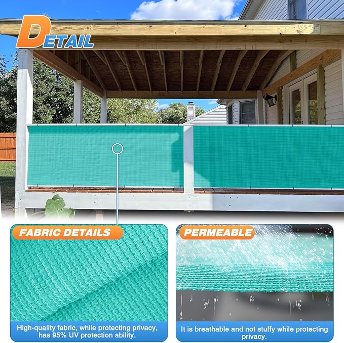 TANG Sun Shade Fabric Roll 8'x88' Shade Cloth - Image 4