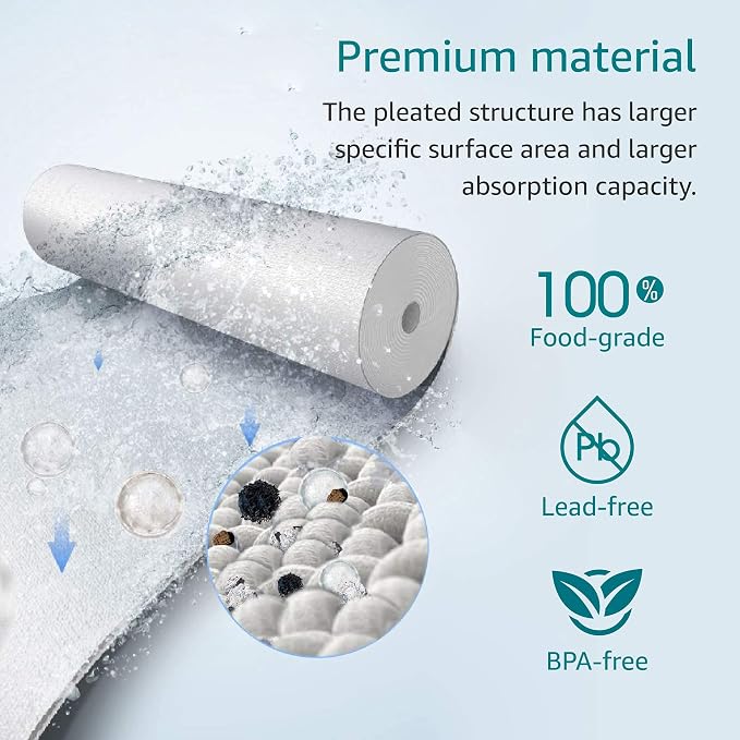 AQUA CREST AP110 Whole House Water Filter, Sediment Filter, 5 Micron, - Image 4