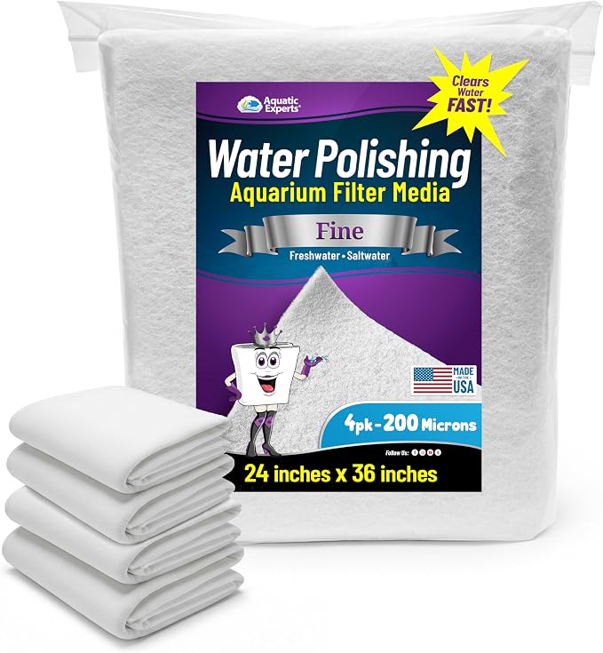 Aquatic Experts Aquarium Polishing Filter Pad, Water Polishing Pad by AquaticExperts