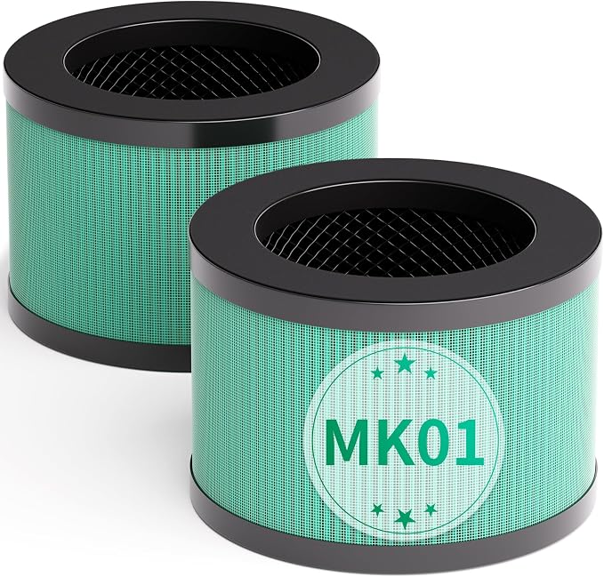 2 Pack MK01 MK06 True HEPA Replacement Filter Compatible by PacHamperReplacementFilter