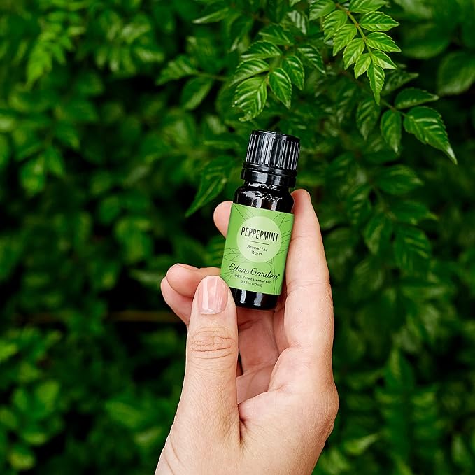 Edens Garden Peppermint Around The World Essential Oil- 100% Pure Premium Grade, Undiluted, Natural, Therapeutic, Aromatherapy, The Best for Diffuser, Candle, Laundry, Humidifiers 10 ml (.33 fl oz)
