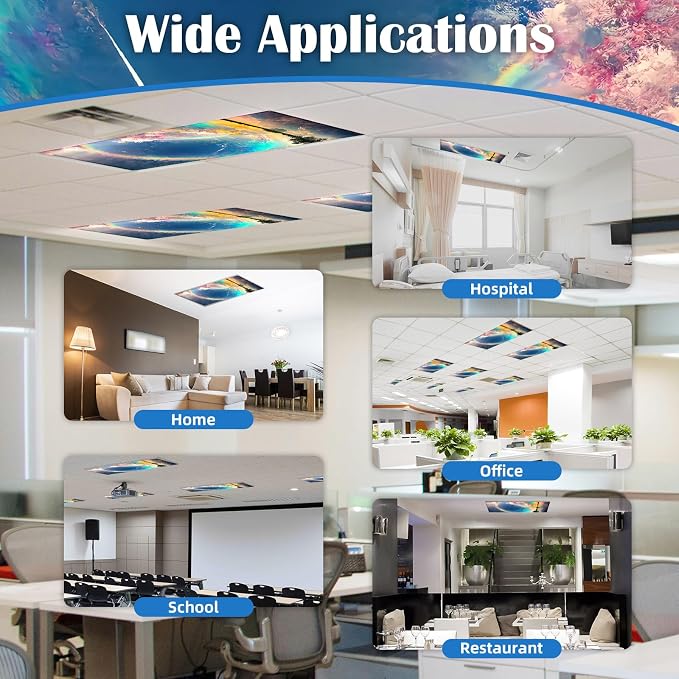 ANGSYLTH 2 Pcs Fluorescent Light Covers - Image 5