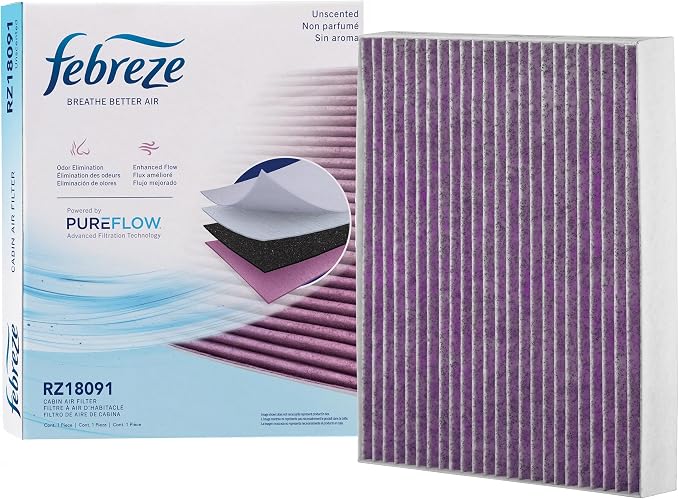 Febreze Odor Control Cabin Air Filter by PUREFLOW RZ18091 Fits 2017-2020 by Febreze