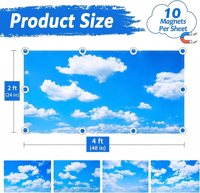 Hortsun 4 Pcs Fluorescent Light Covers - Image 2
