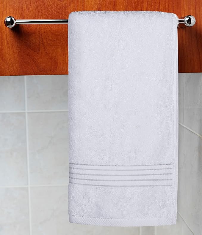 Utopia Towels Luxury Hand Towels Set, (16 x 28 inches) 100% Ring Spun Cotton, Lightweight and Highly Absorbent Towels for Bathroom, Travel, Camp, Hotel, and Spa (White) (60 Pack)