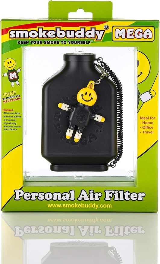 Smoke Buddy Mega Personal Air Purifier Cleaner Filter Removes Odor - Image 2