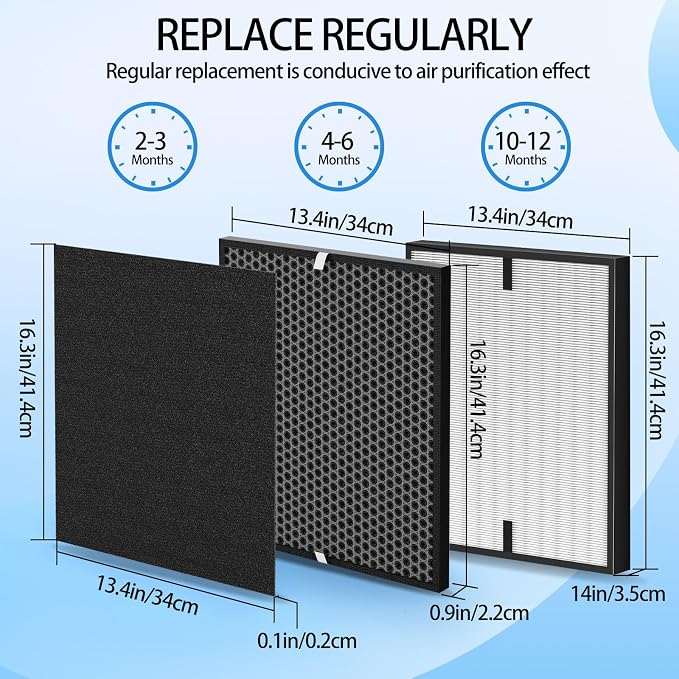 12 Pack 3000 Replacement Air Filters Compatible - Image 7