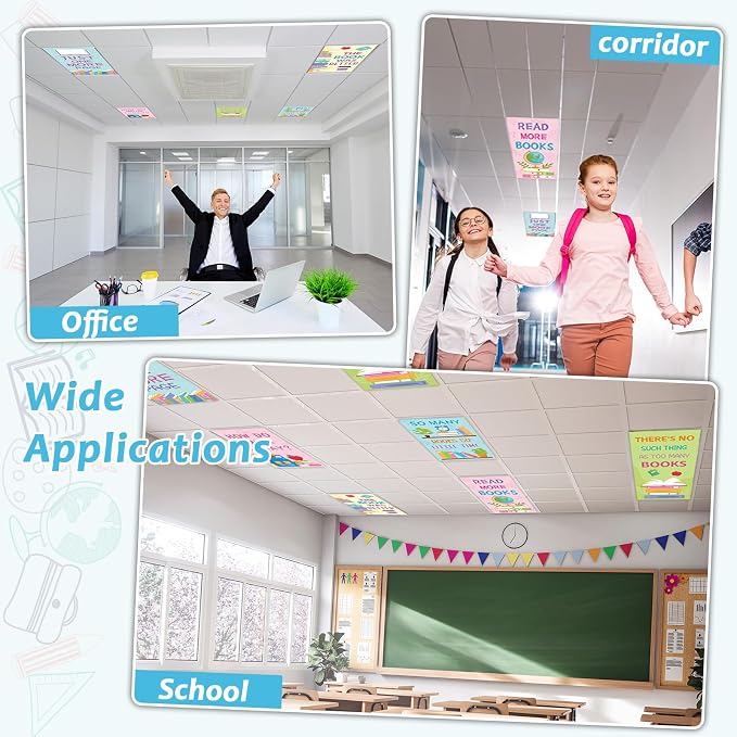 6 Pcs Colored Reading Fluorescent Light Covers - Image 5