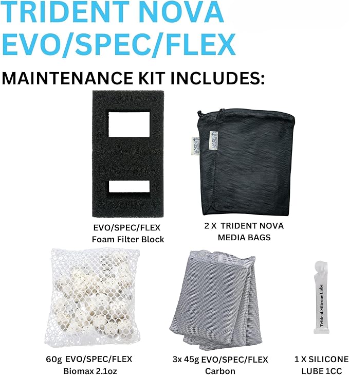 SPEC | EVO | Flex Maintenance & Replacement Filter Media Kit, Including Trident - Image 3