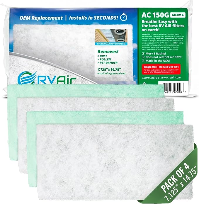 AC Filter - Air Conditioner Replacement Filters - RV Air Cleaner - Camper by RVAair