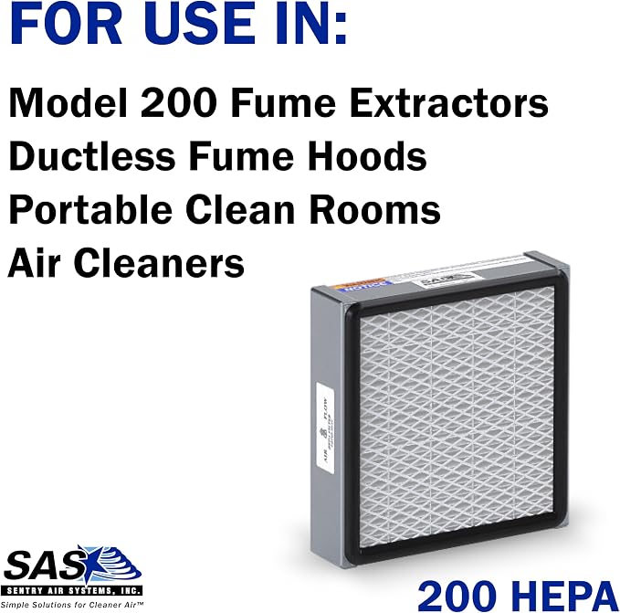 HEPA Filter with Pre-filter for Model 200 Sentry Air Systems – MERV 17 Air - Image 3