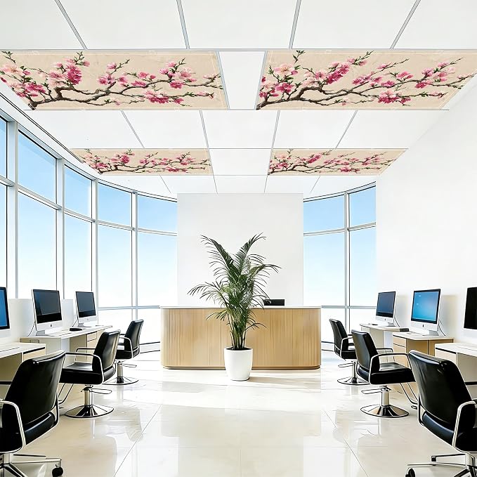 4 Pack 2x4 FT Magnetic Fluorescent Light Covers, Ceiling Light Filters - Image 6
