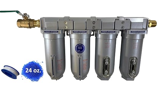 THB 4 Stage High Flow Industrial Ultra Clean Compressed Air Filter Dryer - Image 5