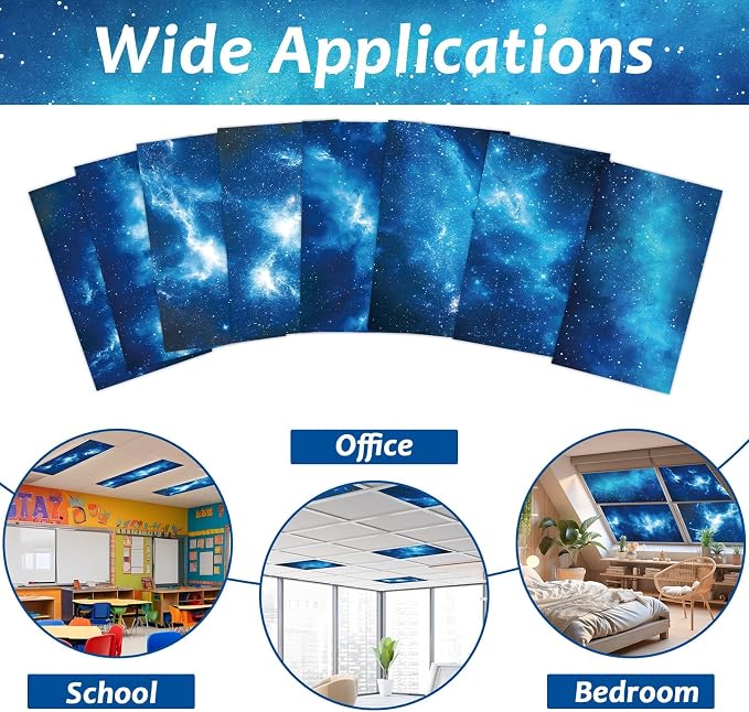 8 Pcs Fluorescent Light Covers - Image 4