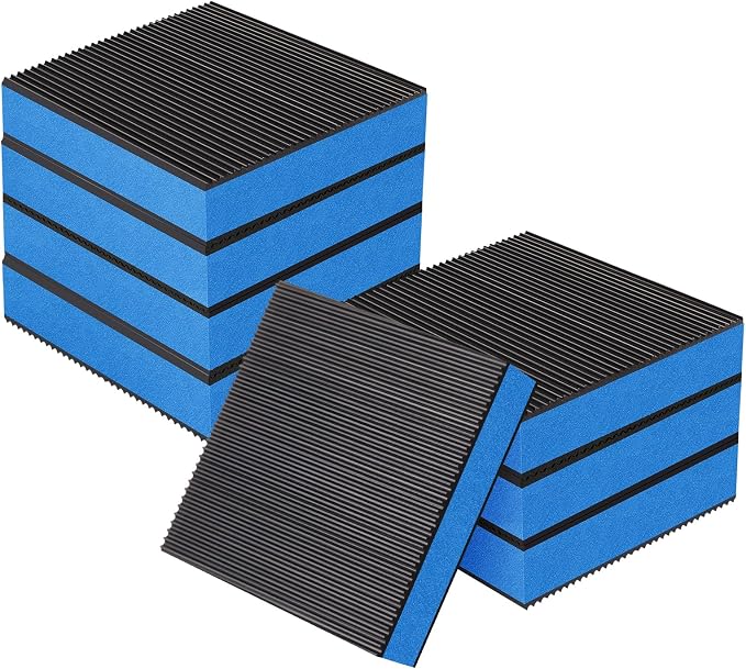 Pangda 8 Pack Heavy Duty Anti Vibration Pads 4 x 4 x 7/8 Inches EVA Rubber by Pangda