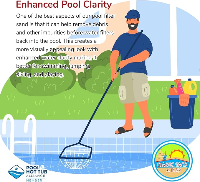 CLASSIC SAND & PLAY Swimming Pool Filter Sand - Image 9