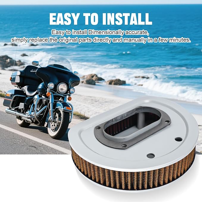 Motorcycle Air Filter 29462-99 1011-4208 High Flow Intake Cleaner Accessories - Image 5
