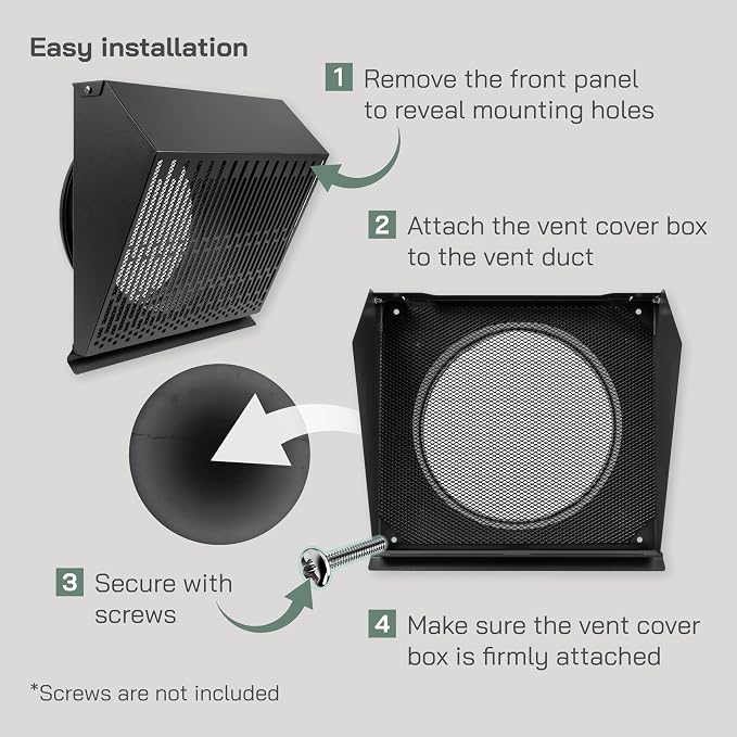 Vent Systems 10" Inch Exhaust Vent Cover - Image 4