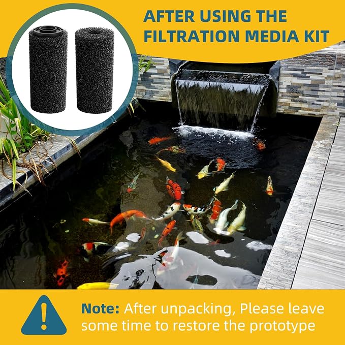Pond Pre Filter for Beckett Pond G FR DP Pump, Prefilter Sponge Roll - Image 6