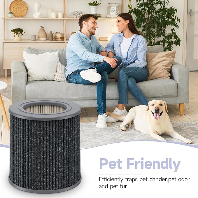 2 Pack Air Mini PECO-HEPA Replacement Filter Compatible - Image 6