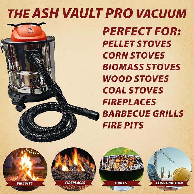 Pellethead Ash Vault Pro | 10-Amp Ash Vacuum - Image 4