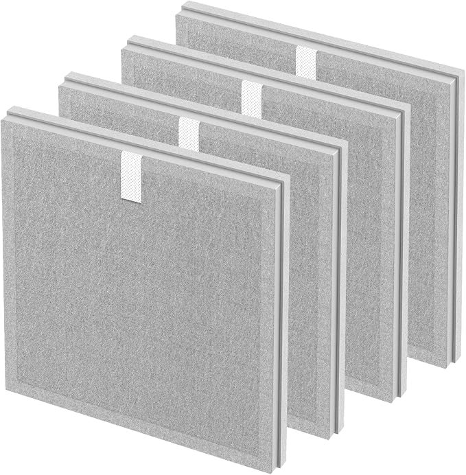 4 Pack 3-in-1 HEPA Replacement Filter Compatible by isinlive